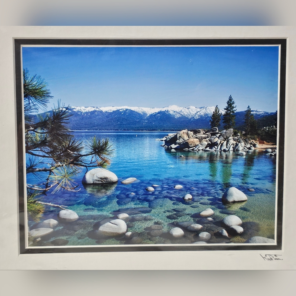 "Sand Harbor" In Lake Tahoe, CA Limited Edition Print w/ Certificate of Auth.